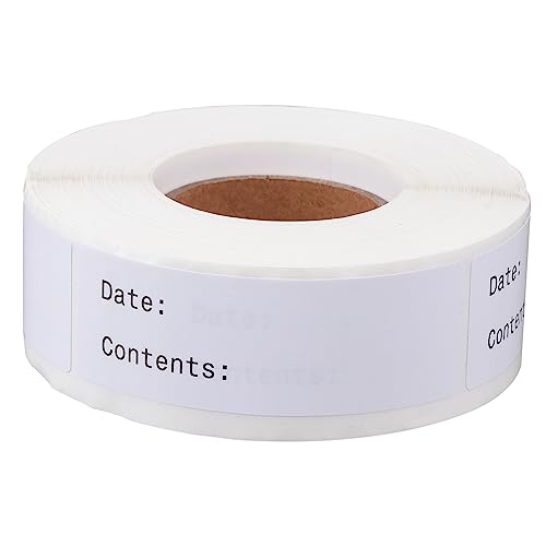 Tofficu 食品類ラベル 入り 日付管理ステッカー 粘着式保存ラベル キッチン 冷凍庫対応 多目的貼付用