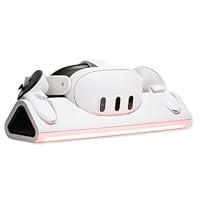 Tilted Nation Charging Dock - Fast Magnetic Charging with Rechargeable Controller Batteries - 3 Docking Station - 12 RGB Modes - VR 3 Accessories for Organization
