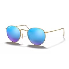 Matte Gold/Blue Mirror Polarized