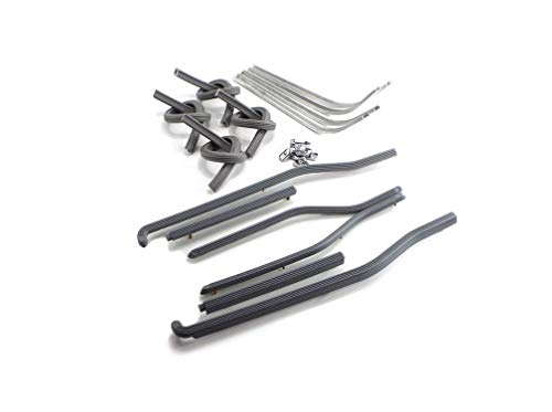  KIT LISTELLI PEDANA APPOGGIA PIEDI LAMBRETTA LI TV