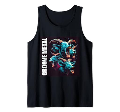 Heavy Metal Groove Metal Rock Música Camiseta sin Mangas | Ya disponible en tu tienda friki favorita! En mundofriki.es!