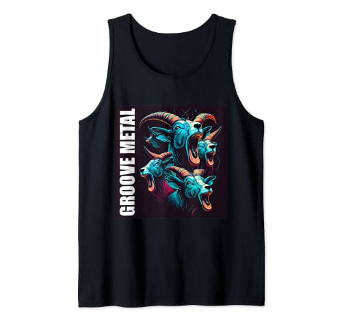 Heavy Metal Groove Metal Rock Música Camiseta sin Mangas