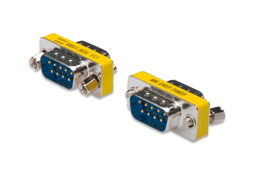 DIGITUS D-Sub 9 Cambiador de g�nero - Adaptador - 9 Pines Hembra - Enchufe a Enchufe - RS-232 - RS-485 - TTL - Carcasa met�lica