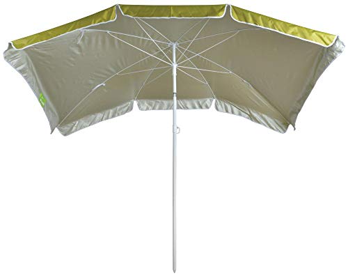 Preisvergleich Produktbild Esschert Design Sonnenschirm grün 200x125cm, höhenverstellbar