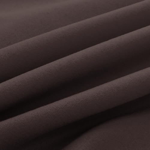 Image of Elegant Comfort Luxury Ultra-Soft 2-Piece Pillowcase Set 1500 Thread Count Egyptian Quality Microfiber Double Brushed-100% Hypoallergenic-Wrinkle Resistant, California King, Chocolate Brown