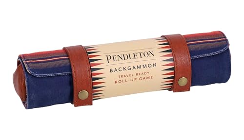 Juego de mesa Backgammon patrón Pendleton para viaje miniatura 1