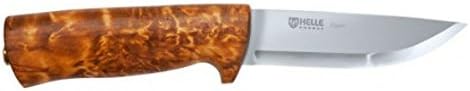 HELLE Eggen Knife w/Leather Case - Hand Made in Norway