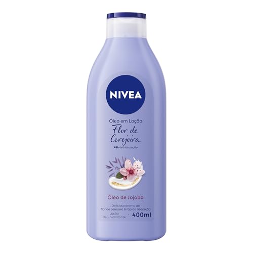 NIVEA Loção Hidratante Óleos Essenciais Flor de Cerejeira & Óleo de Jojoba 400ml - Loção H... NIVEA Loção Hidratante Óleos Essenciais Flor de Cerejeira & Óleo de Jojoba 400ml - Loção H...