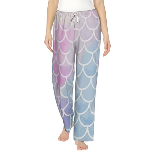 Pantalon de pyjama sirène fluide pour femme et couple