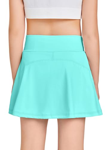 Image of Haloumoning Girls Tennis Skirt High Waisted Athletic Skorts