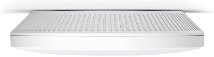 TP-Link Omada EAP720 WiFi 7 tavan erişim noktası, BE5000 çift bant, 4 akış aralığı, 1 x 2,5 Gigabit PoE+ desteği, 140㎡ kadar kapsama alanı, 250 + eş zamanlı istemci, şeffaf saydam, Omada