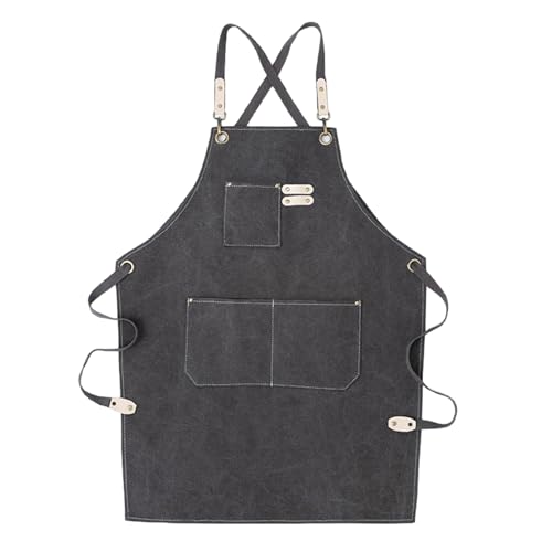 Toile de tablier de café pour barista et boulangerie avec attache ajustable