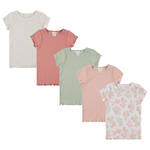 Laura Ashley 5-Pack Infant & Toddler Girls Shirts cover