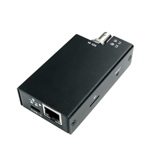 DDMALL HEVC Encoder SD/HD/3G-SDI to IP Encoder for Live, H.265 H.264 Video Audio Live Encoder, 2K Cloud-Based SRT Encoder with SRT, RTMP/RTMPS, RTSP, or UDP, Model SEV-2K