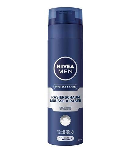 Espuma de afeitar Nivea Protect & Care – 200 ml – Pack de 2