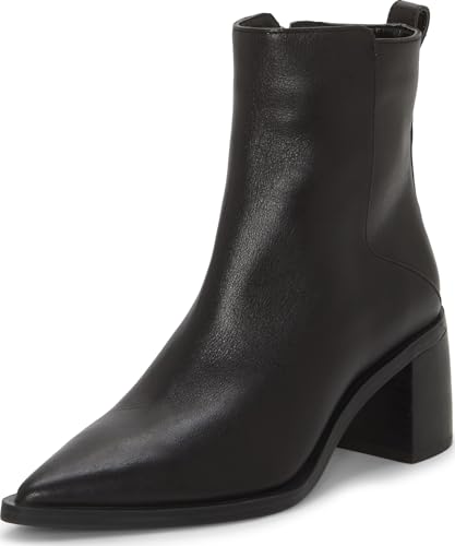 Vince Camuto Women's Lorelai Ankle Boot, Black Leather, 5.5 UK