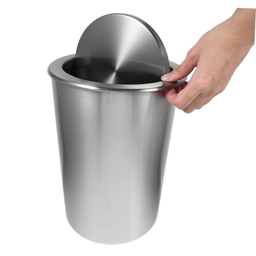 Set Trash Can de Acero Inoxidable con Tapa para Cocina miniatura 7