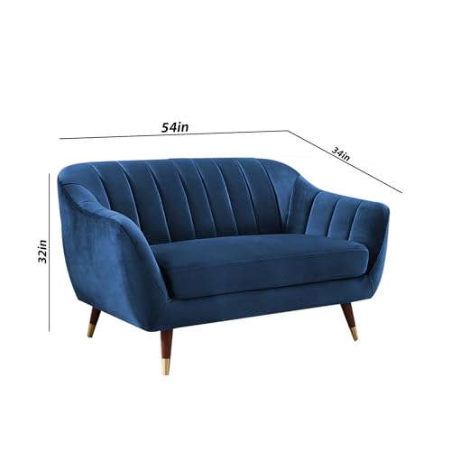 Image of Casaliving Anyse 3+2 Seater Sofa Set for Living Room (Blue Colour) Premium Fabric Sofa Set for Living Room