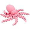 Octopus Fidget Flexible Articulating Stress Relief Companion Gold