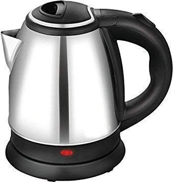 Stainless Steel Electric Kettle Multipurpose Extra Large Cattle Electric with Handle Hot Water Tea Coffee Maker Water Boiler, Boiling Milk (Black, 2 Liter)