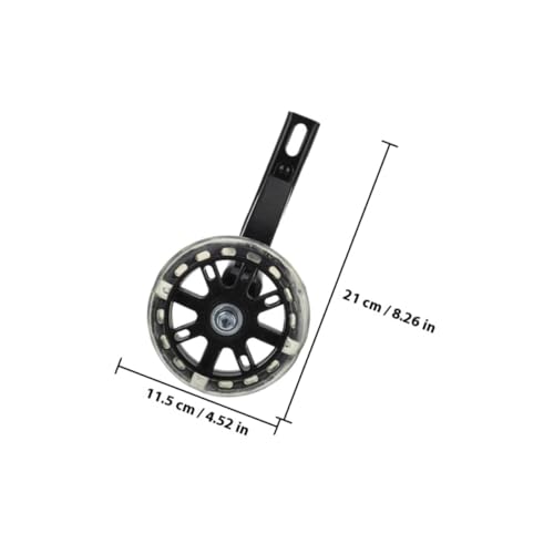 Ruedas de entrenamiento SUPVOX brillantes para bicicleta de 16 pulgadas, estabilizadores auxiliares resistentes al desgaste, 2 pares para soporte de equilibrio y seguridad al montar miniatura 2