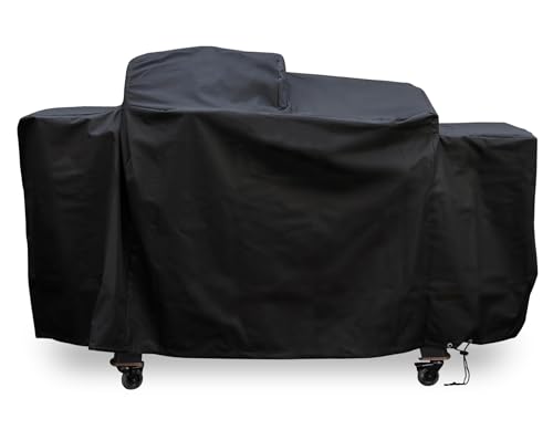 Image of ZJYWSCH Grill Cover for Pit Boss Charleston 1020 DX Pellet Grill Gas Griddle Combo PB1020DX PB1020NX Heavy Duty PitBoss Charleston Onyx 1020 Competition Combo Grill Cover