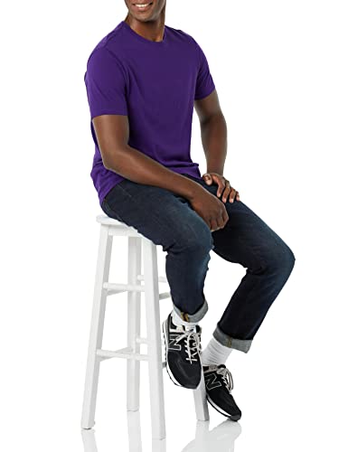 Image of Amazon Essentials Men's Slim-Fit Crewneck Short Sleeve Cotton T-Shirts