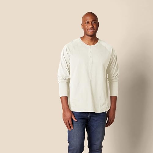 Image of Amazon Essentials Men's Long-Sleeve Henley Shirt