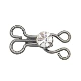 CIMAXIC 50 Pairs Metal Snaps Hook and Eye Accessories Eye Hooks Sewing Buckle Pegging Tool Hooks Snap Button Eye Sewing Closure Snap Fastener Tool Clothing Accessory Bra Connection Buckle