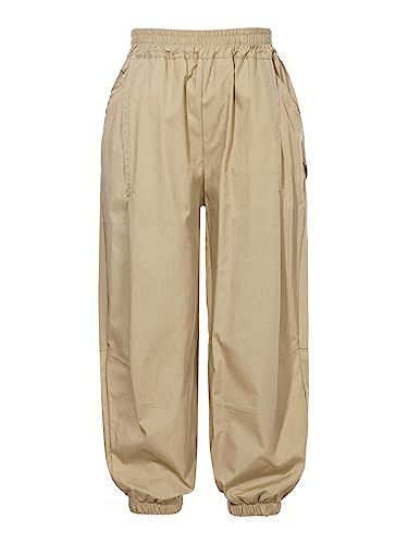 Aislor Kids Girls Boys Cotton Cargo Pants Jogger Athletic Sweatpants Dungarees Trousers Hip Hop Jazz Street Dancewear