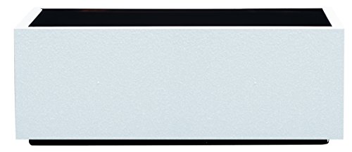 Hobby Flower Urban - Maceta Rectangular con Sistema de autoriego, 75 x 35 x 40 cm, Color Blanco