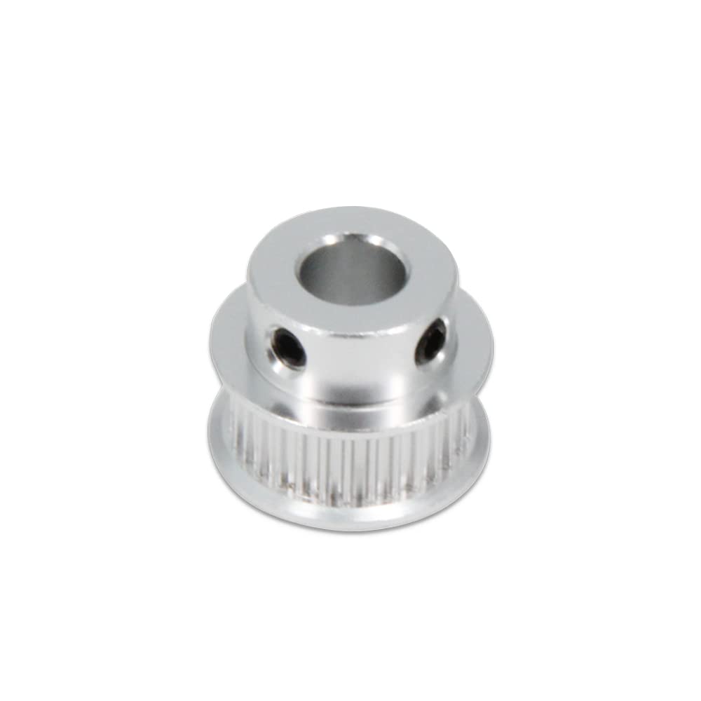 2PCS Set GT2 Synchronous Wheel 20&30 Teeth 8mm Bore Aluminum Timing Pulleys with 2PCS Length 200mm Width 6mm Belt (20-30T-8B-6) — Amazon image 8