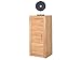 Produktbild moebel-eins Office Four Aktenschrank klein und schmal, Material Teilmassiv, Kernbuche teilmassiv