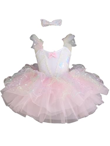 Robe de ballet pour fille de 2 à 14 ans avec tutu extensible - 2