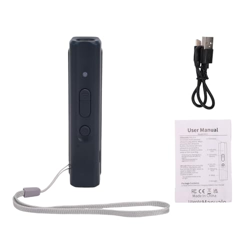 Entrenador Ultrasónico para Perros, Dispositivo Antiladridos de Alta Potencia y Frecuencia Ajustable para Entrenamiento en Interiores y Exteriores, Perros Pequeños, Medianos Grandes,