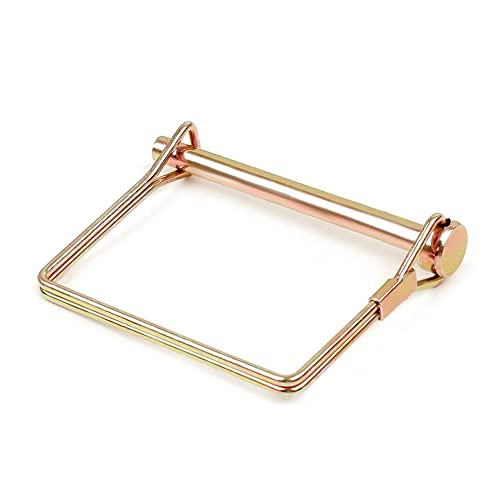 10 Pcs Trailer Coupler Pin 1/4 Inch Diameter 4Inch Long, Heavy-Duty Pto Shaft Locking Pin Set,Trailer Hitch Locking Pin, Lawn Mower Hitch Pin Quick Release Wire Lock Pin #TOP4