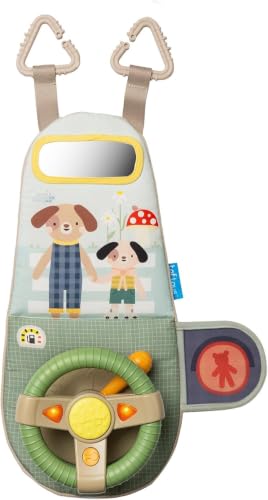 Taf Toys Car Seat Toy - Interactive Baby Infant Car Toys with Lights & Realistic Sounds for Babies - Stimulating Car Travel Entertainment - Perfect for Car Seat & Travel - 0-6-12-18 Months Boy Girl
