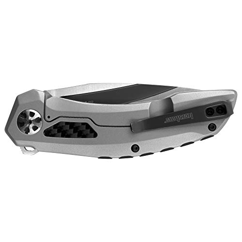 Kershaw Norad Folding Pocket Knife, 3.3 Inch Blade With Manual Open, Frame Lock (5510), Black #TOP5