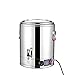 Produktbild BLHZPD Heisswasserspender Urne Doppellagiger, handelsüblicher elektrischer Kochwassereimer aus rostfreiem Stahl (Color : Silver, Size : 30L)