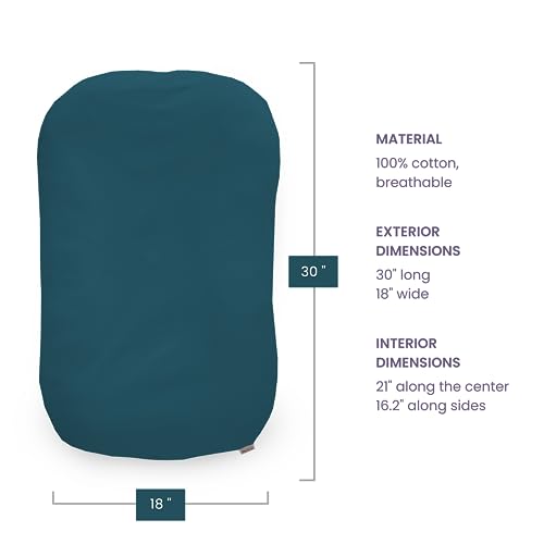 Max&So Baby Lounger Cover For Newborn - Infant Lounger & Baby Nest Loungers Pillow Cover With Removable, Soft Snug-Fitting Design - Baby Lounger Slipcover - Jade - Cover Only #TOP3