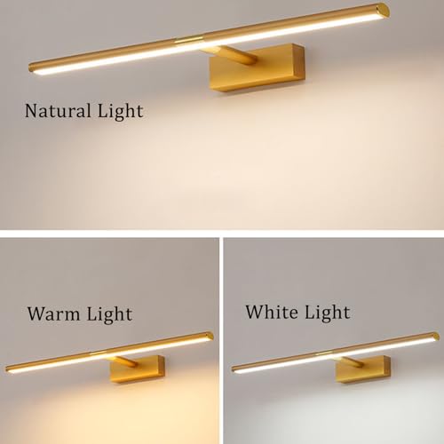 Iluminación de pared para espejo impermeable con protección LED y luz cálida 2
