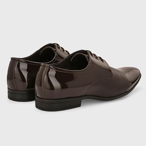 Image of Centrino Men's Formal Shoes |Premium Craftsmanship & Durable Build |Stylish & Elegant Design | Lace-Up Design with Cushioned Insole for Comfort |Craftsmanship for All-Day Elegance (9745)
