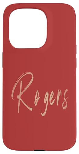 Rogers Arkansas Vintage elegant design Case for iPhone 15 Pro