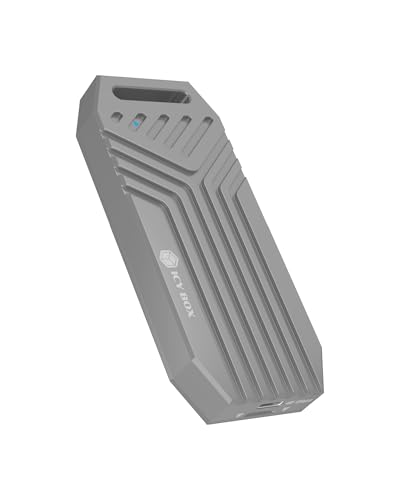 Icy Box (USB4) M.2 NVMe - Carcasa para SSD M.2 2280 NVMe, hasta 40 Gbps, USB-C Gen 3 x 2, para SSD M.2 2280 NVMe, Montaje sin Herramientas, Carcasa de refrigeración de Aluminio, Plug & Play, IB