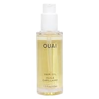 OUAI Haaröl – Hitzeschutz-Öl gegen Frizz, verleiht Glanz & glättet Spliss – farbschonende Formel – frei von Parabenen, Phthalaten & Sulfaten (45ml)