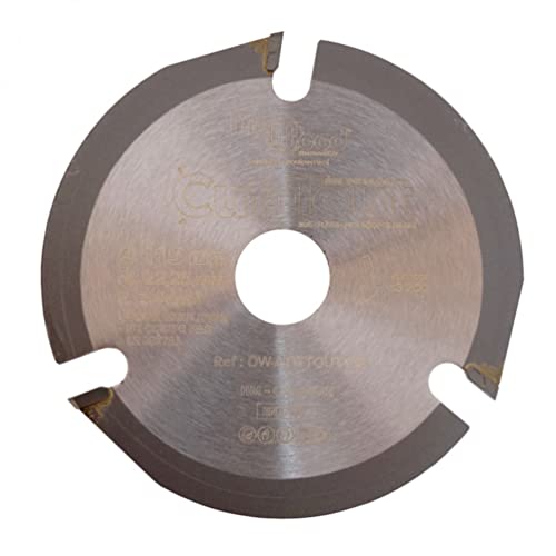 Lame disque multifonctions HM CUT-TOUT D. 125 x Al. 22,23 x ép. 2.8/2.2 mm x Z3 pour bois, plâtre, PVC - Diamwood Cover