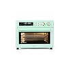 Retro Style Infrared Heating Air Fryer Toaster Oven Extra Large Countertop Convection Oven 10 in 1 Combo 6 Slice Toast Enamel Baking Pan Easy Clean with Recipe Book Green Color
