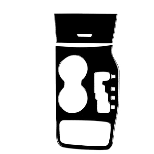 Gear Shift Panel Cover For Jeep For Grand For Cherokee 2011-2020 Accessories Piano Black Plastic Car Interior Gear Cup Holder Panel Trim Sticker Modification Gear Shift Panel(A Set RHD)