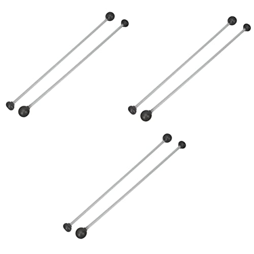 SUPVOX 3sets Professional Marimba Mallets Double End Boys and Girls Xylophone Bell Kit Mallets 2pcs*3