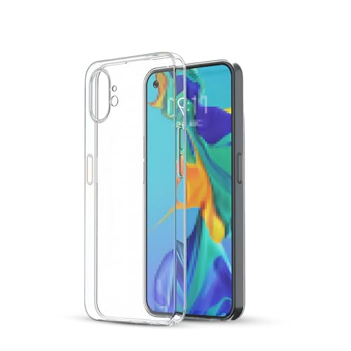 Nothing Phone 1 �P�[�X ���΂݂ɂ��� �ω��� �����h�~ �ϏՌ� Nothing Phone (1) �P�[�X�N���A Qi�������C�����X�[�d/�����h�~/����~�� For Nothing Phong 1 ���� �ی�J�o�[ �X�}�z�P�[�X-Clea
